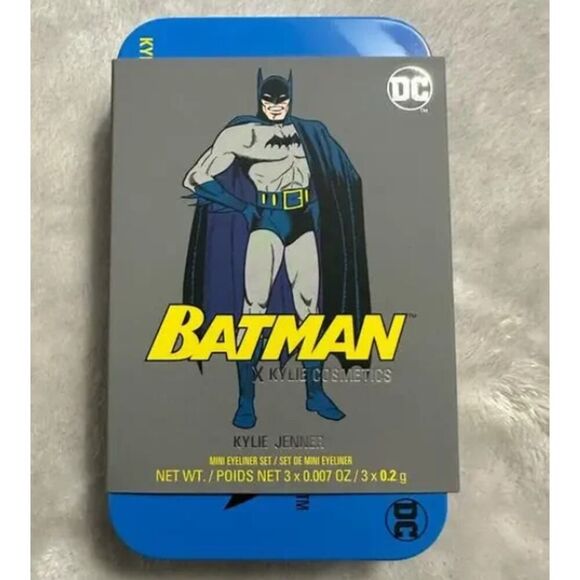 Batman x Kylie Cosmetics Makeup Set Lipstick Eyeliner Highlighter Eyeshadow NIB - Picture 5 of 16